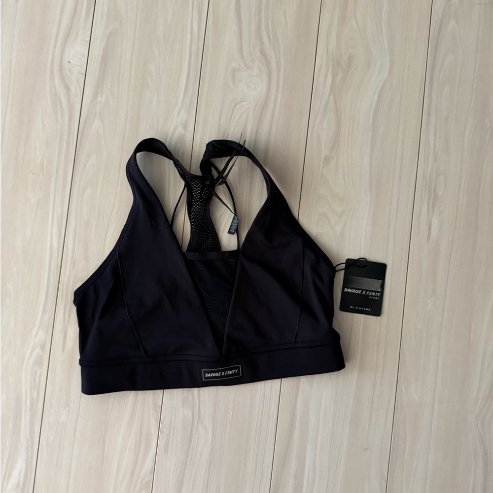 Black Sports Bra by Savage X Fenty NWT sz XL